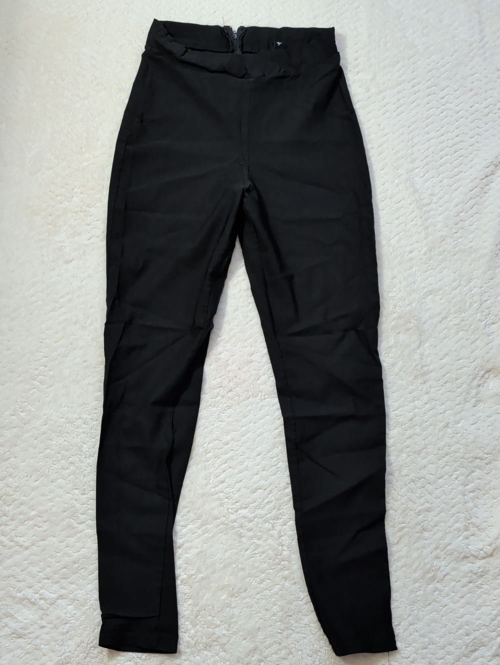 Windsor Sleek Black High-Rise Skinny Pants